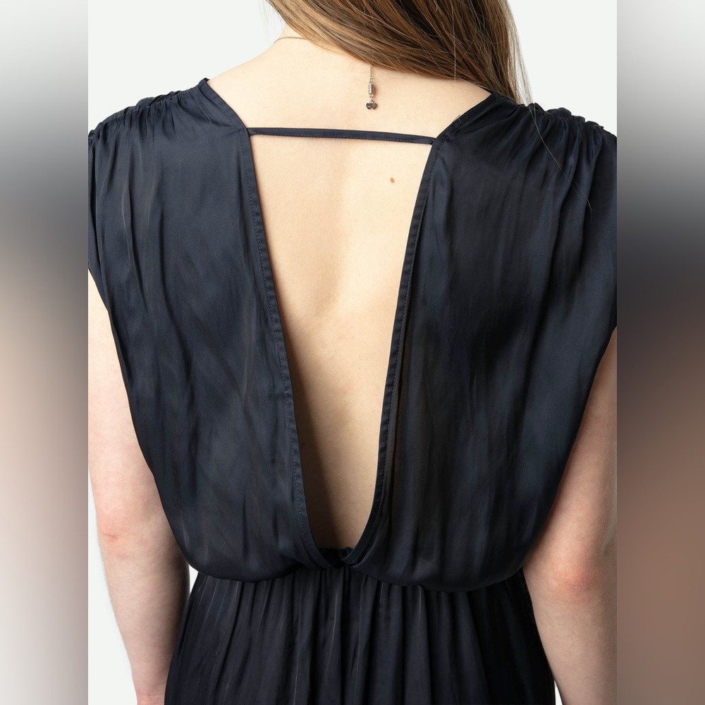 Zadig & Voltaire Ritmic Satin Dress - Picture 4 of 14
